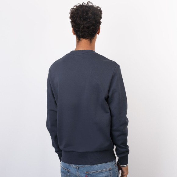 Fred Perry Mens Blue Crew Neck Sweatshirt #4