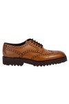 Loake Mens Beige Perseus Brogue Shoe