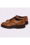 Loake Mens Beige Perseus Brogue Shoe