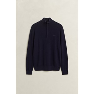 Herringbone Texture Quarter Zip Jumper