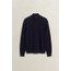 Herringbone Texture Quarter Zip Jumper