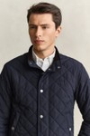 Gant Mens Blue Classic Quilted Jacket