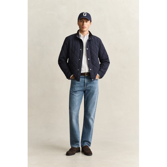 Gant Mens Blue Classic Quilted Jacket main image