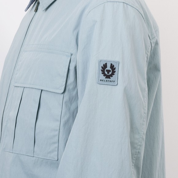 Belstaff Mens Blue Cargo Overshirt #3
