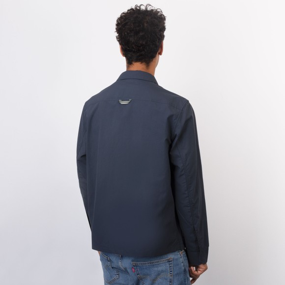 Fred Perry Mens Blue Ripstop Pocket Overshirt #4