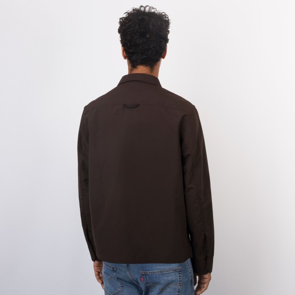 Fred Perry Mens Brown Ripstop Pocket Overshirt #4