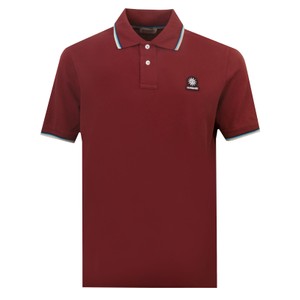 Tipped Badge Logo Polo Shirt