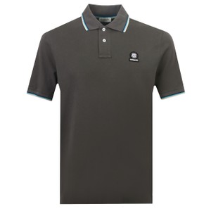 Tipped Badge Logo Polo Shirt