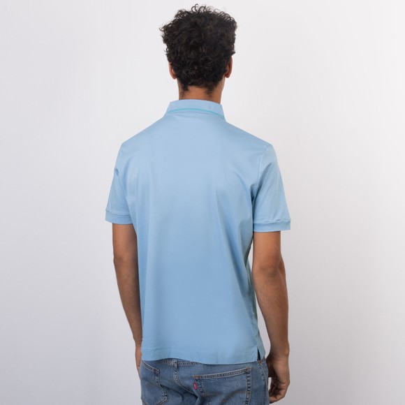 Sandbanks Mens Blue Tri-Colour Tipped Polo Shirt #4