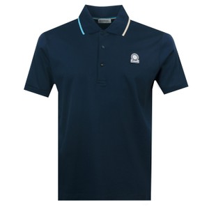 Tri-Colour Tipped Polo Shirt