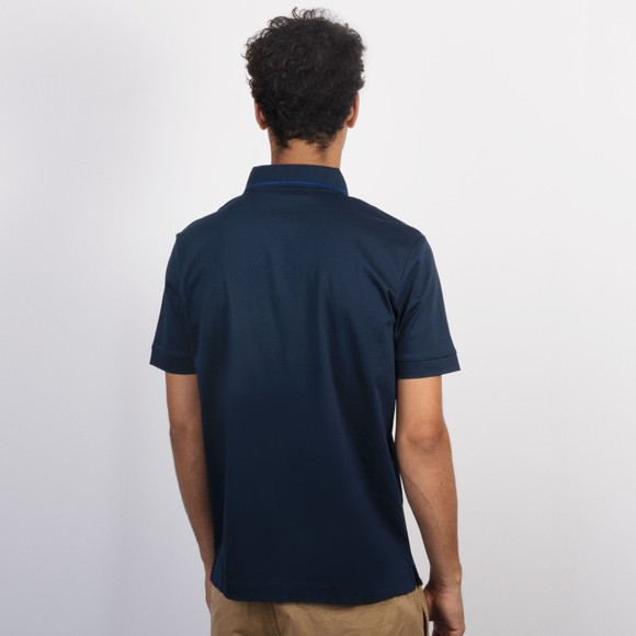 Sandbanks Mens Blue Tri-Colour Tipped Polo Shirt #4