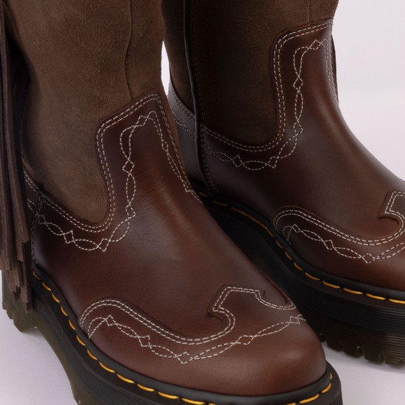 Dr. Martens Womens Brown Quad Mid DR Boot #4