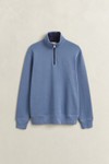 Gant Mens Blue Sacker 1/2 Zip Sweatshirt