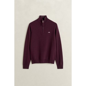Superfine Lambswool Half Zip Jumper