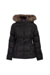 Superdry Womens Black Fuji Belted Puffer Jacket