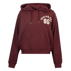 Athletic Essential Applique Cropped Hoodie