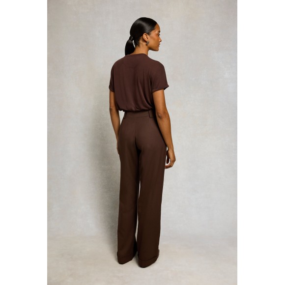 Holland Cooper Womens Brown Madison Tee #3