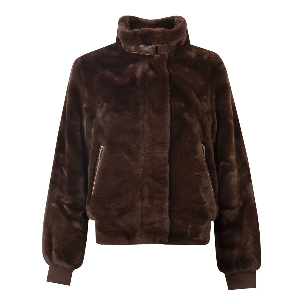 Ambra Short Faux Fur Jacket