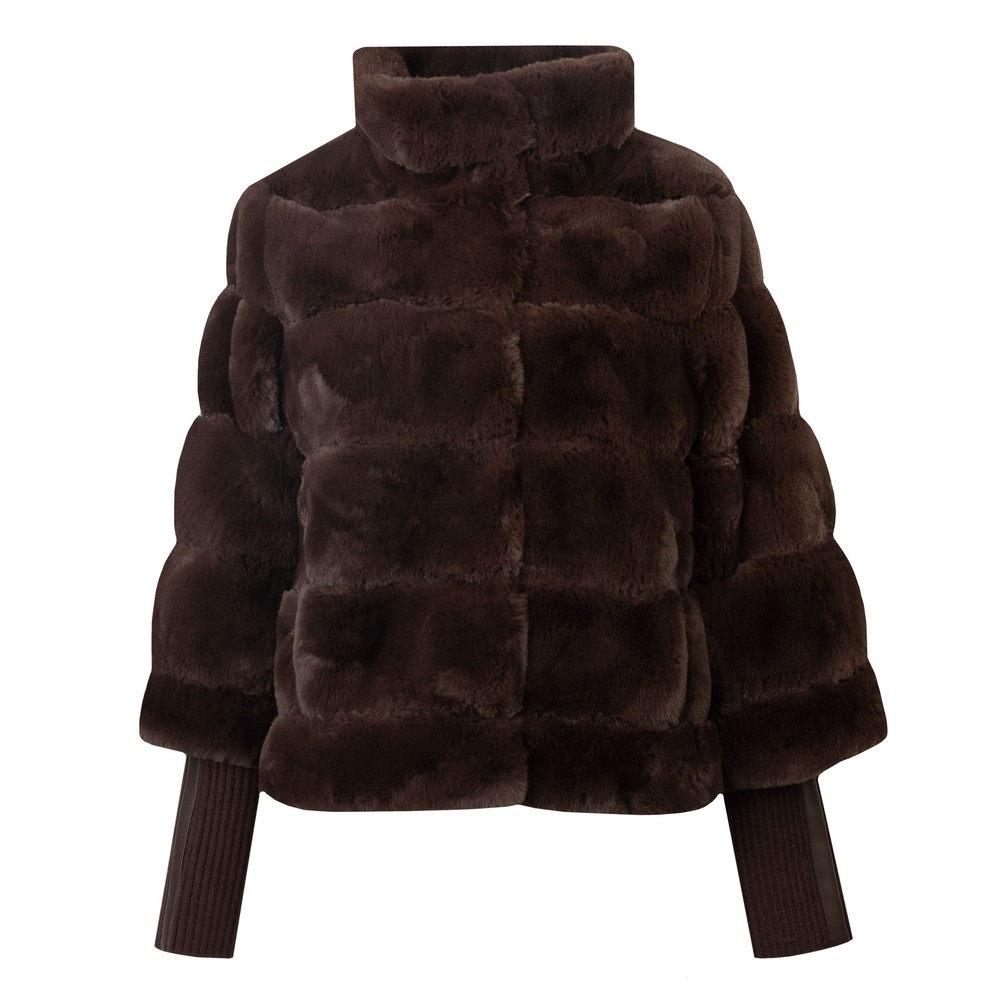 Feline Jacket With Rib Cuffs
