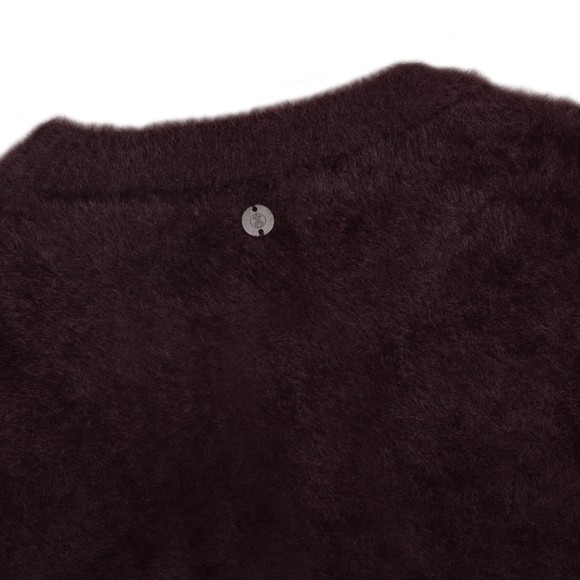 Rino & Pelle Womens Brown Elona Knitted Waistcoat #3