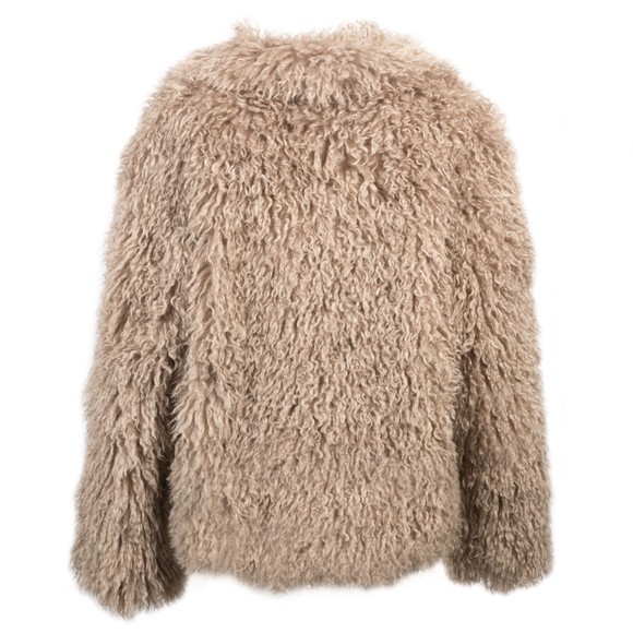 Rino & Pelle Womens Brown Lias Jacket With Revers Collar #3