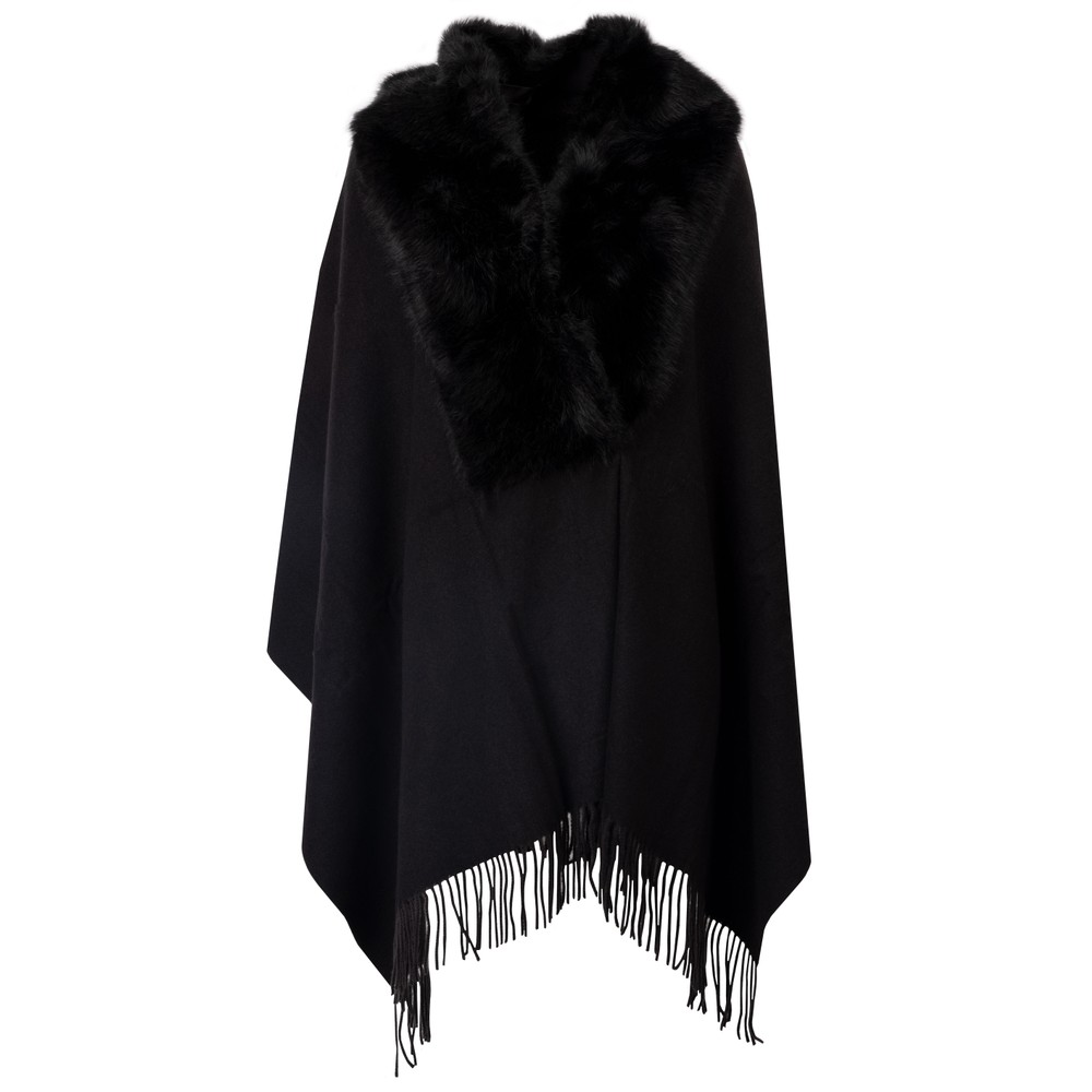 Wendy Faux Fur Cape