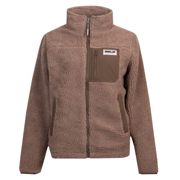 Superdry Womens Brown Heritage Zip Through Fleece main image