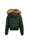 Superdry Womens Green Everest Hooded Bomber Jacket