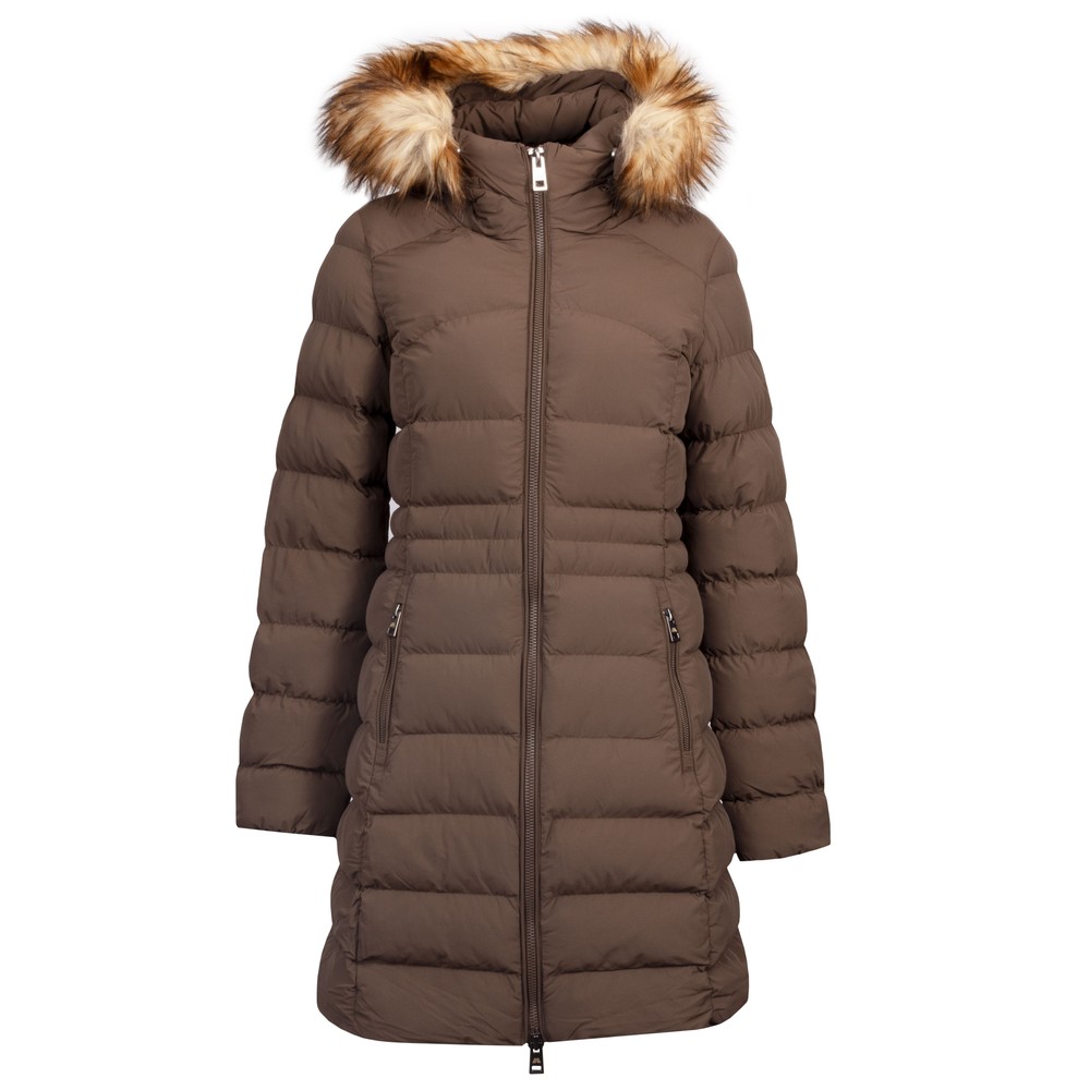 Hood Faux Fur Fuji Mid Length Jacket