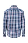 Fynch Hatton Mens Blue Dark Multi Check Shirt