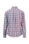Fynch Hatton Mens Purple Multicolor Check Shirt
