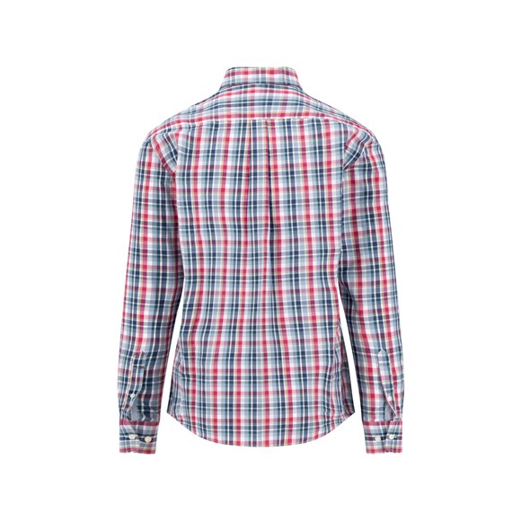 Fynch Hatton Mens Purple Multicolor Check Shirt main image