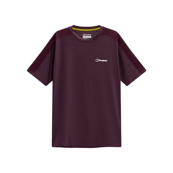 berghaus Mens Purple Farndale Tech T-Shirt #1