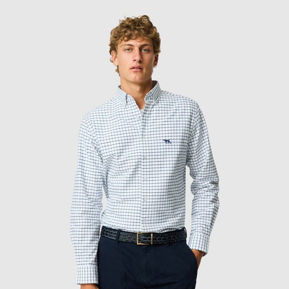 Rodd & Gunn Mens Blue Oxford Valley Check Shirt main image