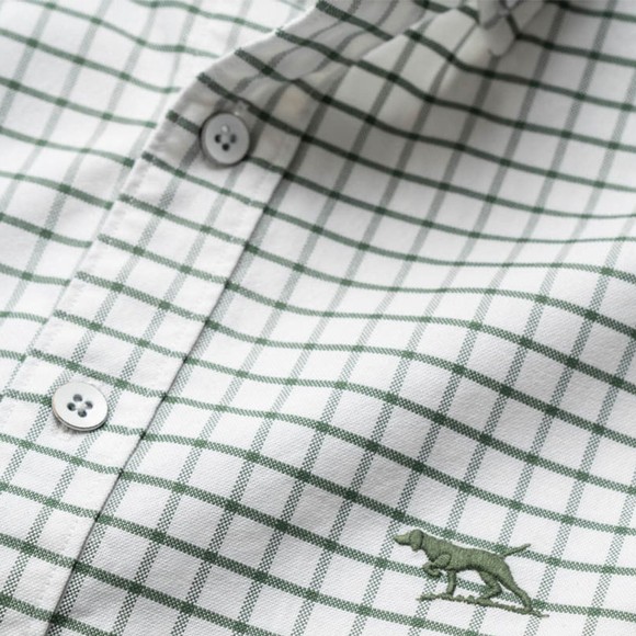 Rodd & Gunn Mens Green Oxford Valley Check Shirt