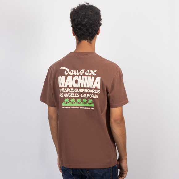 Deus Ex Machina Mens Brown Primo T-Shirt #4