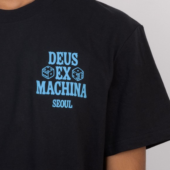Deus Ex Machina Mens Black Seoul Ceramic T-Shirt #3