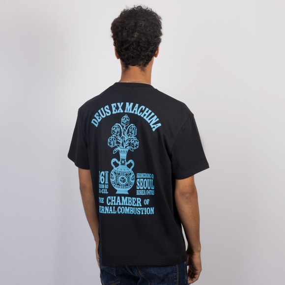 Deus Ex Machina Mens Black Seoul Ceramic T-Shirt #4