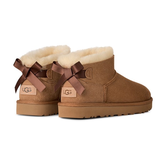 Ugg Womens Brown Ultra Mini Bailey Bow Boot #3