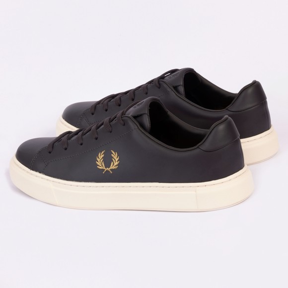 Fred Perry Mens Grey B71 Leather Trainer #3
