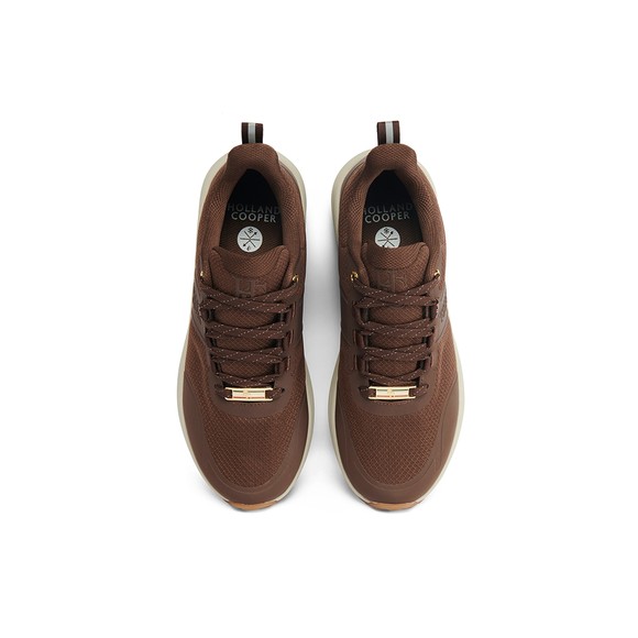Holland Cooper Womens Brown Burghley Waterproof Trainer #3