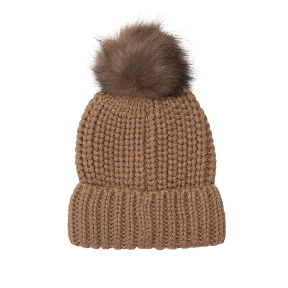 Barbour Lifestyle Womens Beige Saltburn Beanie #3