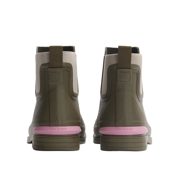 Barbour Lifestyle Womens Green Abbeyfield Packable Ankle Wellingtons #4