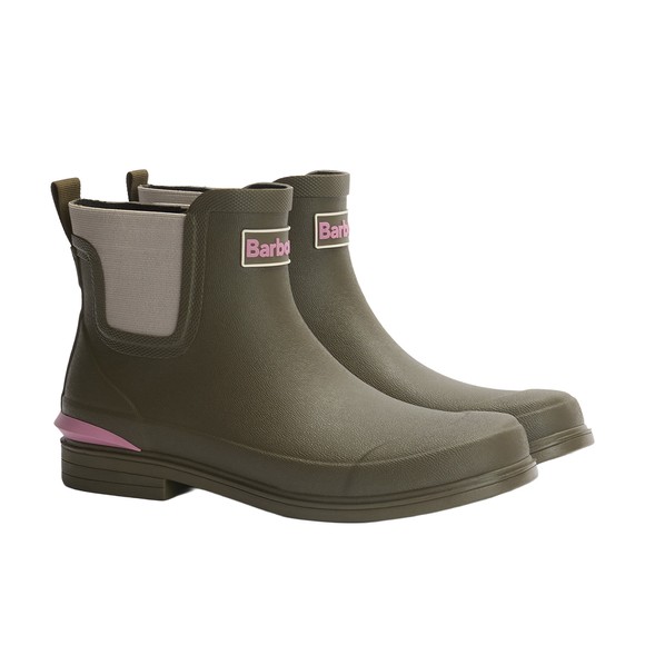 Barbour Lifestyle Womens Green Abbeyfield Packable Ankle Wellingtons #2
