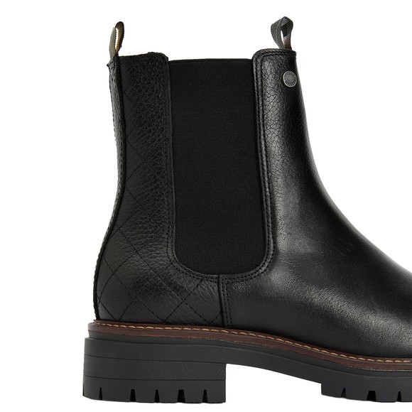 Barbour Lifestyle Womens Black Evie Chelsea Boot #4