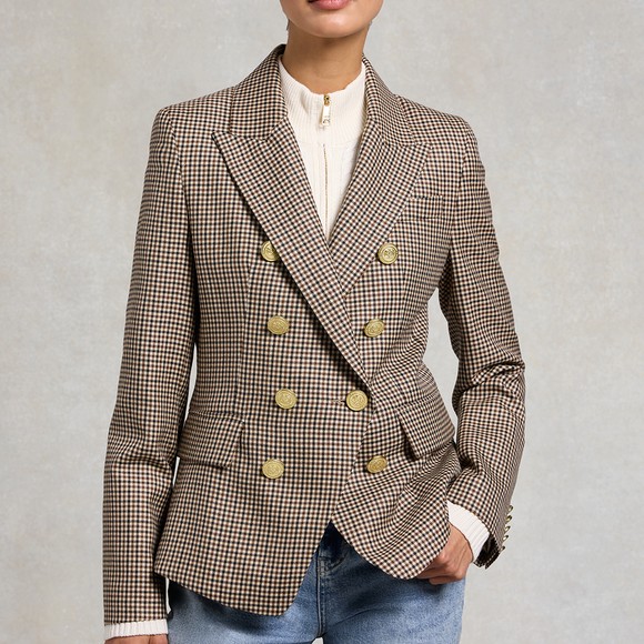 Holland Cooper Womens Brown Knightsbridge Blazer #5