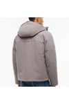 Tommy Hilfiger Mens Grey Tech Hooded Padded Jacket