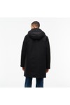 Tommy Hilfiger Mens Black Tech Hooded Padded Parka