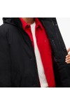 Tommy Hilfiger Mens Black Tech Hooded Padded Parka