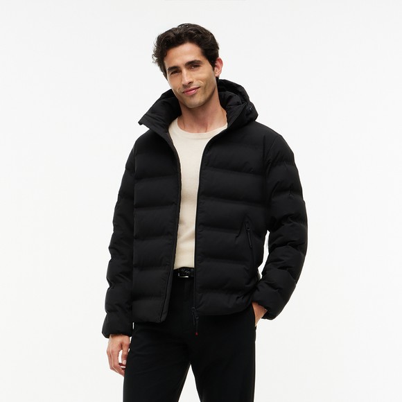 Tommy Hilfiger Mens Black Tech Heat Sealed Jacket main image
